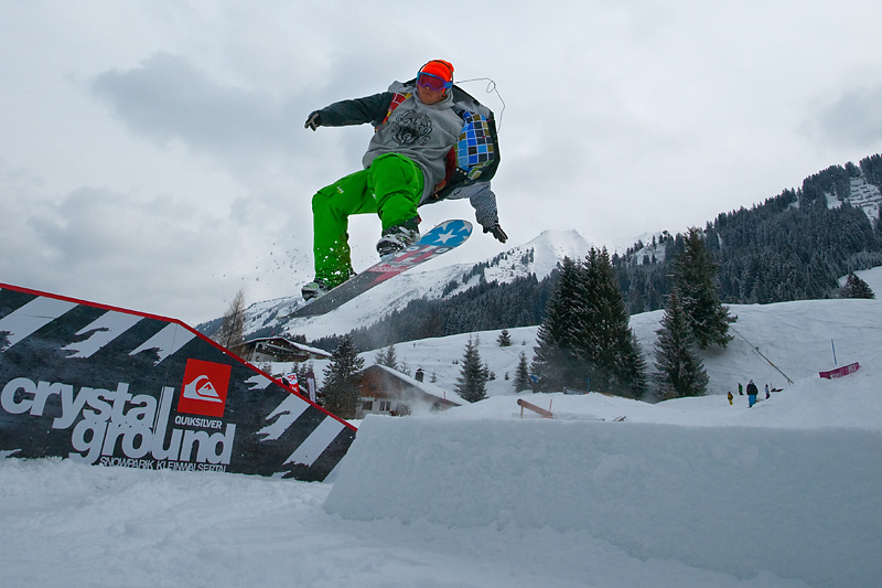 Snowboard Jump
